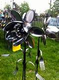 StrungByColor: Recycled Garden Decor